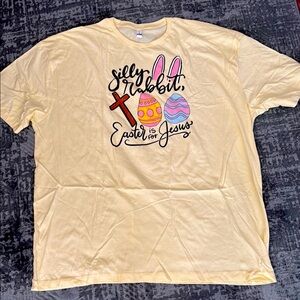 Women’s 3X T-shirt silly rabbit Easter is for Jesus New